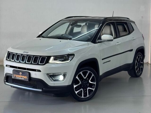 Jeep Compass LIMITED 2.0 FLEX AUTOMATICO | COURO | MULTIMIDIA | IMPECAVEL - foto 1